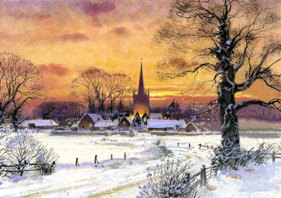 Unknown Artist Snow Church